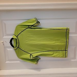 Lands end lime green rashguard large